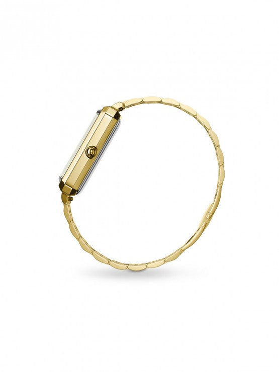 The Octagon White Sunray Steel Gold