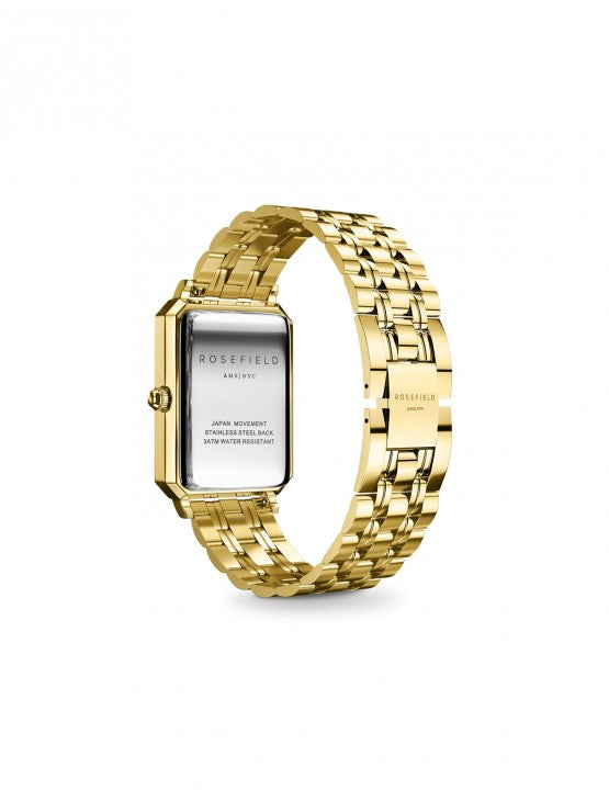 The Octagon White Sunray Steel Gold
