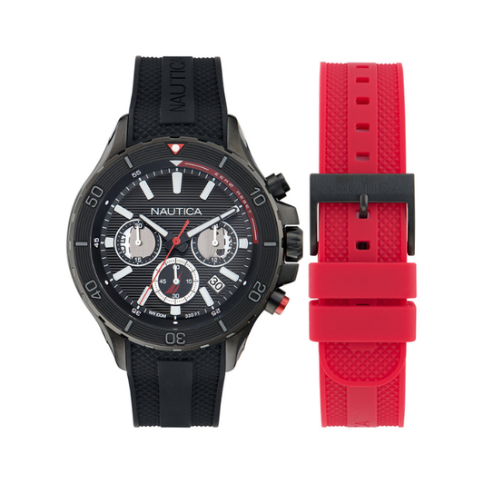 NAUTICA NST MUŠKI HRONOGRAF BOX NAPNSF503