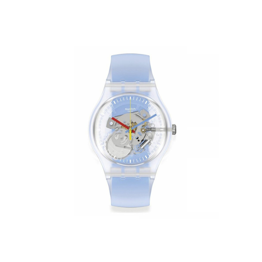Swatch SUOK156 Clearly Blue Striped
