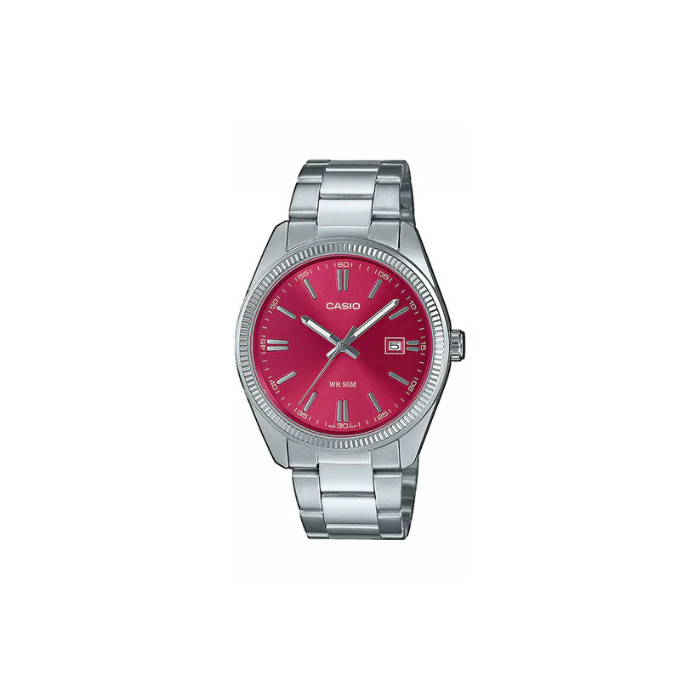 Muški sat sa crvenim brojčanikom