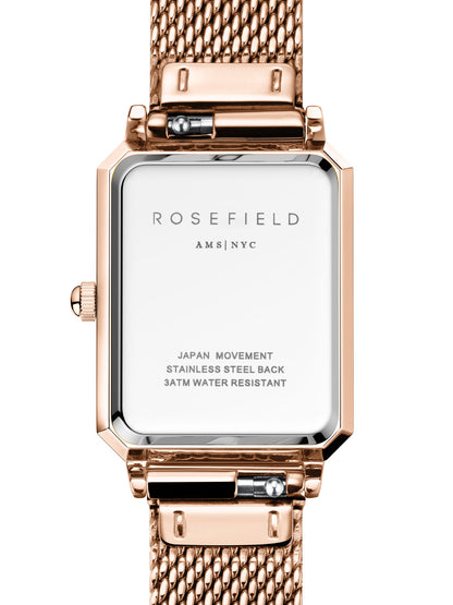 OCTAGON XS MESH WHITE ROSE GOLD OWRMR-O59